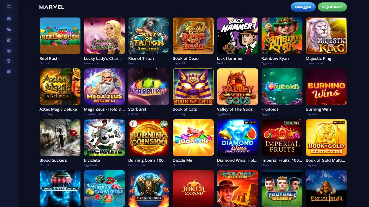Marverl Casino Spielautomaten